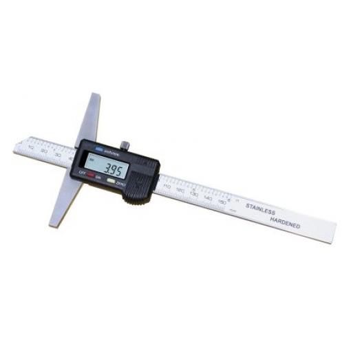 Hloubkoměr, max. měření: 200 mm, Obojí, Nerezová ocel RS PRO, 56 g, ISOCAL