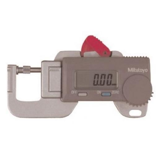 Tloušťkoměr, číslo modelu: Series 700, rozlišení: 0.01 mm, přesnost: ±0.02 mm 0 mm, max. měření: 12 mm, typ displeje: