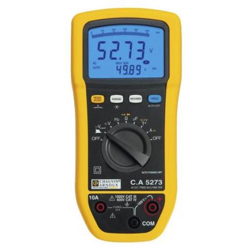 Multimetr Ruční, typ displeje: Digitální, číslo modelu: CA 5273 Chauvin Arnoux True RMS, ISOCAL