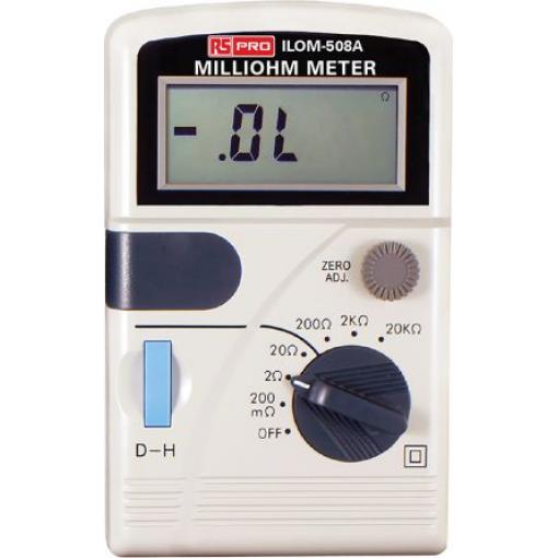 Ohmmetr Ruční RS PRO 100 μΩ