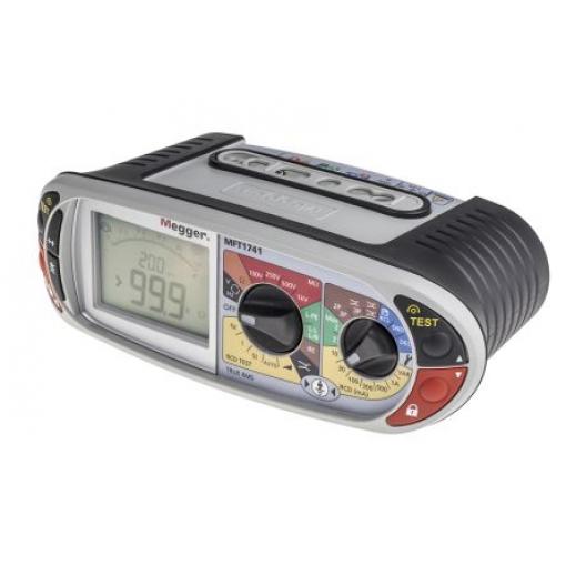 Tester elektroinstalace, číslo modelu: MFT1741 A, AC, B, DC, S, ISO kalibrace