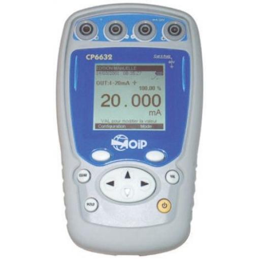 Proudový a napěťový kalibrátor, číslo modelu: CP-6632 25 mA 50V Aoip Instrumentation, ISOCAL