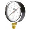 Tlakoměr BSP mosaz 34/653/0 G 3/8 Kalibrováno Ocel, 60 °C 4 bar 0 bar Brannan