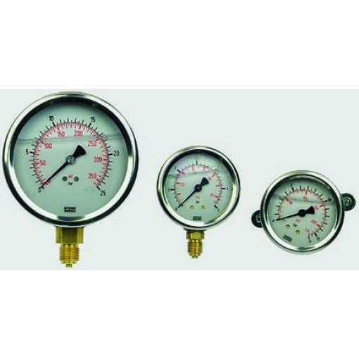 Tlakoměr Vnější 7656080 Kalibrováno Nerezová ocel, 60 °C 160 bar 0 bar WIKA