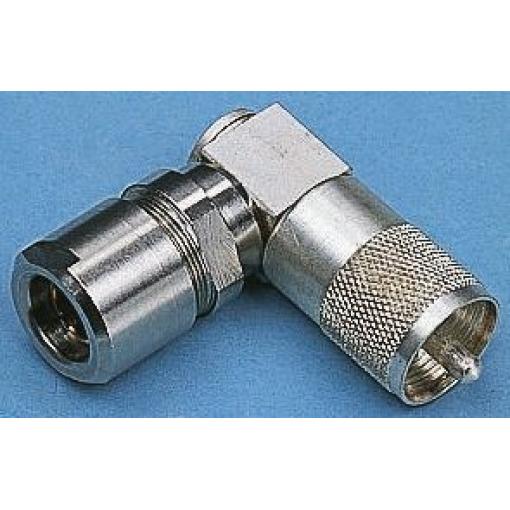 Telegartner Koaxiální konektor, řada: UHF Vnější, 50 Ω, orientace těla: Pravý úhel, Kabel Konektor UHF, 200MHz 70 °C,
