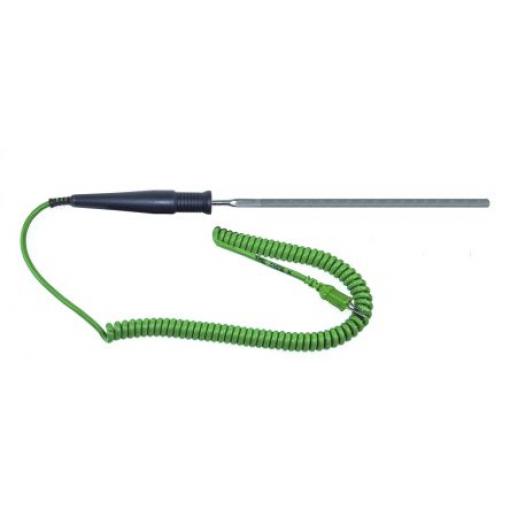Teplotní sonda Typ K Plochá hlava RS PRO, typ sondy: Vzduch, délka sondy: 200 mm 7 mm 450 °C