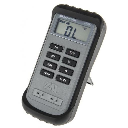 Digitální teploměr Kabelový KM340, přesnost: ±0.2 % °C, F, Fahrenheit, typ sondy: K 2, rozsah teploty: 1300 °C, číslo