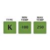 Teplotní sonda K Tužka RS PRO, typ sondy: Jehla, Vkládací, délka sondy: 100 mm 3.3 mm 250 °C