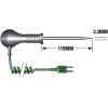 Teplotní sonda Typ K Jehla RS PRO, typ sondy: Obecné, Jehla, délka sondy: 115 mm 3.3 mm 250 °C