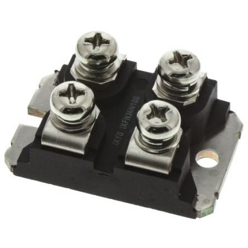 řada: HiperFET MOSFET IXFN36N100 Typ N-kanálový 36 A 1 kV IXYS, SOT-227, počet kolíků: 4 kolíkový Vylepšení