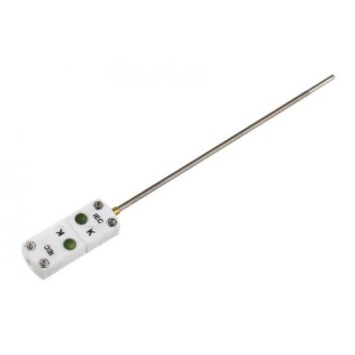 Termočlánek s minerální izolací typ K Nerezová ocel 150 mm sonda, -40 °C 3 mm na 1100 °C IEC, RoHS Compliant RS PRO