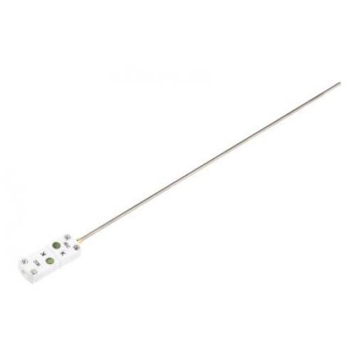 Termočlánek s minerální izolací 300 mm kabel typ K Nerezová ocel 300 mm sonda 3 mm na 1100 °C IEC, RoHS Compliant RS PRO