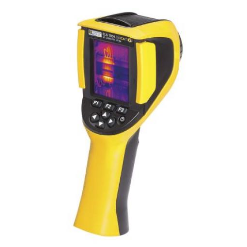 Termokamera, přesnost: ±2 % CA1954, typ rozhraní: USB, Bluetooth Indikátor úrovně baterie 83 mm 125 mm 160 x 120 pixel