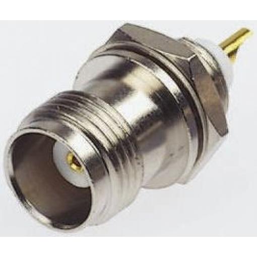 RS PRO Koaxiální konektor, řada: TNC Vnitřní, 50 Ω, orientace těla: Rovný, Panel Konektor TNC Pájecí, 11GHz 165 °C -65