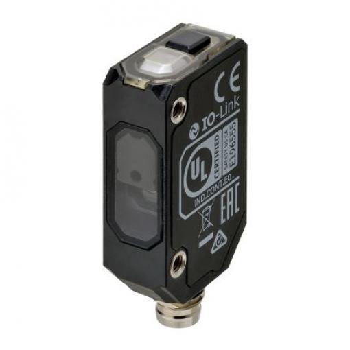 Omron Fotoelektrický snímač, řada: E3AS-F Infračervené Kompaktní Konektor M8, výstup: PnP Difuzní IP67G, IP69K, IP67