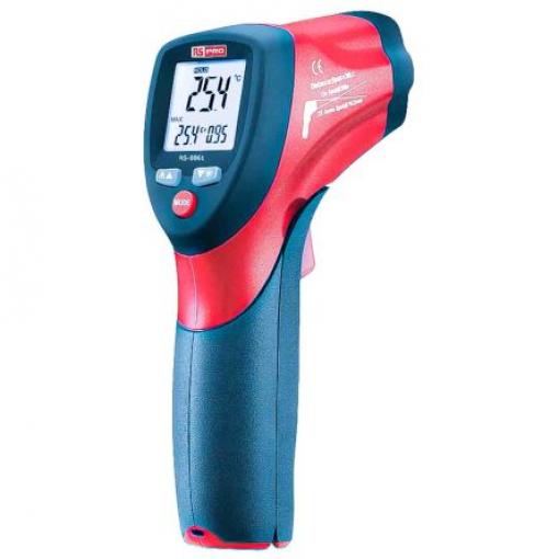 RS PRO Infračervený teploměr, číslo modelu: 8861 -50 °C, Max Teplota 550 °C, přesnost: ±1 %, Fahrenheit, °C, F