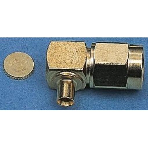 Telegartner Koaxiální konektor, řada: SMA Vnější, 50 Ω, orientace těla: Pravý úhel, Kabel Konektor SMA Pájecí, 18GHz 165