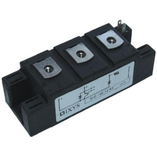 IXYS IGBT modul MII75-12A3 Typ N-kanálový 90 A 1200 V, Y4-M5, počet kolíků: 7 kolíkový Povrch 30 kHz
