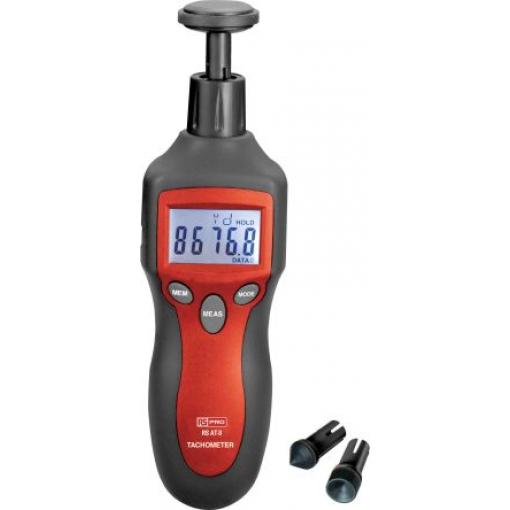 Otáčkoměr, přesnost: ±0.05% + 1 digit, typ displeje: LCD RS PRO, ISOCAL