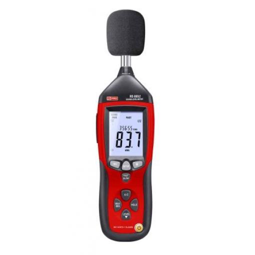 Hlukoměr Protokolování dat RS PRO 30 dB 130 dB 8 kHz