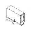 Molex Konektor Firewire, řada: 55445, počet kontaktů: 10, orientace těla: Pravý úhel, Průchozí otvor Vnitřní