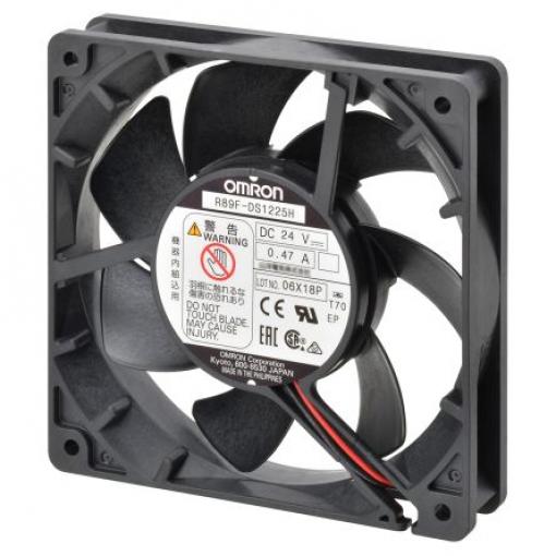 Omron Axiální ventilátor, řada: R89F, průtok vzduchu: 2.1 m³/min 2.64 W 24 V dc 110 mA 38 mm 120 mm 120 mm