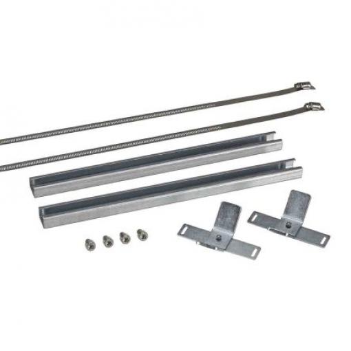 Sada pro montáž na sloup Fibox Sada pro montáž na sloup Tyč skříně ARCA 100-300 mm (prům. 35 mm, délka: 385 mm 285 mm