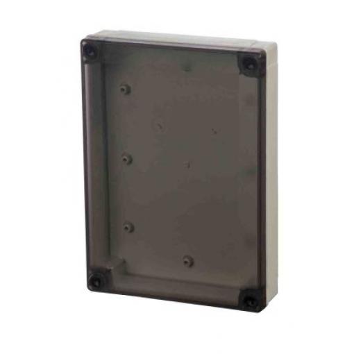 Fibox Pouzdro, řada: MNX IP66, IP67 barva Šedá IK08 barva Kouřová šedá Polykarbonát 180 mm 50 mm 130 mm Termoplastický