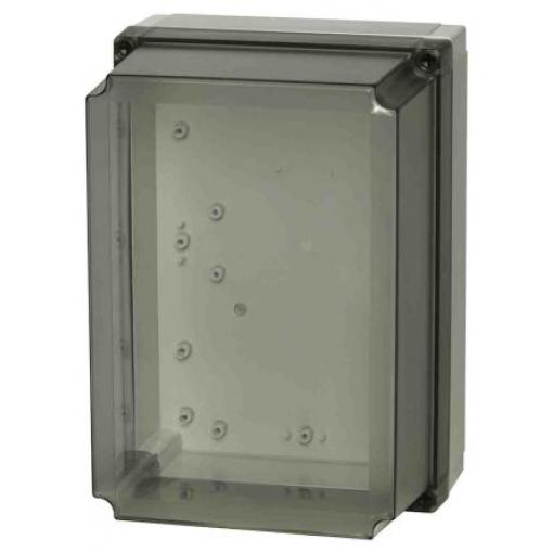 Fibox Pouzdro, řada: MNX IP67, IP66 barva Šedá IK08 barva Kouřová šedá Polykarbonát 255 mm 63 mm 180 mm Termoplastický