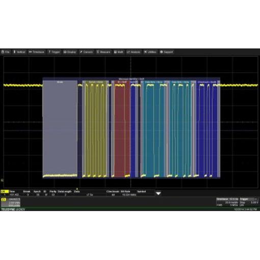 Software pro osciloskopy Pouzdro pro spouštění a dekódování LIN WS4KHD-AUTO TD Teledyne LeCroy