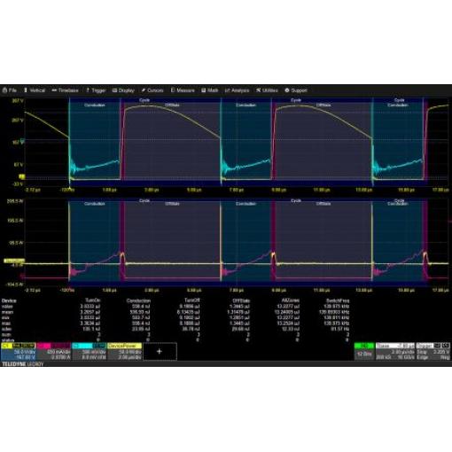 Software pro osciloskopy Analýza napájení WS4KHD-PWR Teledyne LeCroy