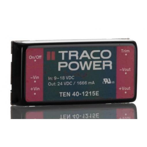 TRACOPOWER, výstup: 24V 1.6 kV dc 1666 mA