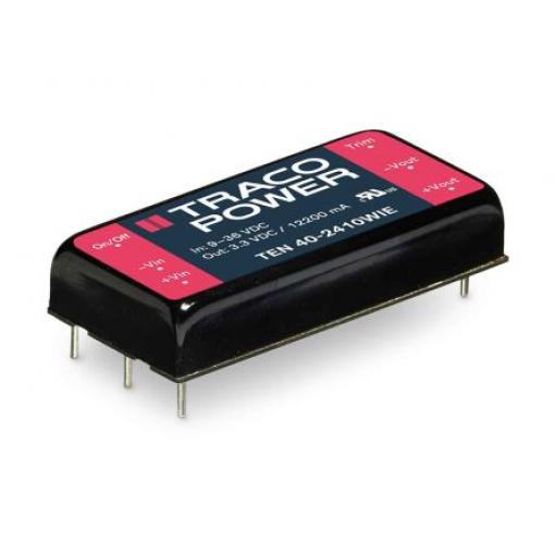 TRACOPOWER, výstup: 15V dc 2666 mA, Vin 9V 40 W
