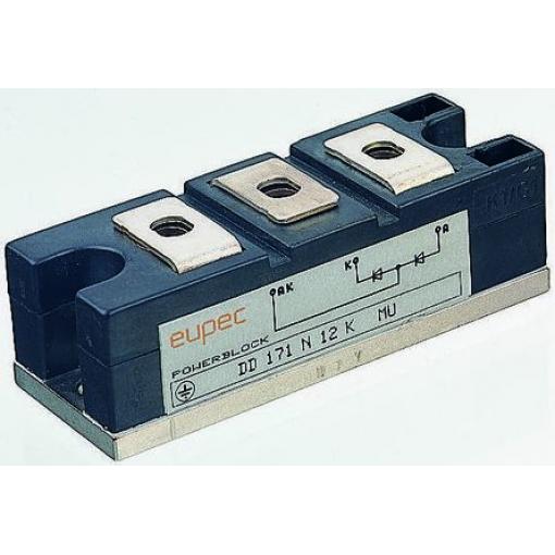 IXYS Duální tyristorový modul MCC161-22IO1 150 mA 6.4 kA 165 A 2200 V 1.36 V, počet kolíků: 7 kolíkový