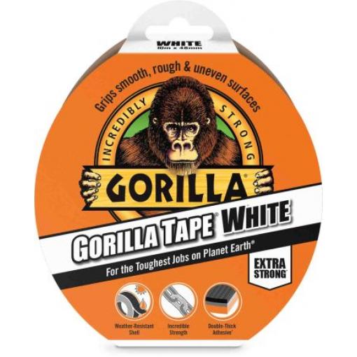 Páska na potrubí, Bílá, délka: 8.2 m x 48 mm x 0.18 mm GORILLA GLUE EUROPE LTD Bílá