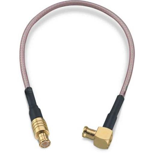 Koaxiální kabel, řada: MCX RG178, Černá Polyetylen, vnější průměr: 1.8 mm OD 152.4 mm 50 Ω Wurth Elektronik S koncovkou