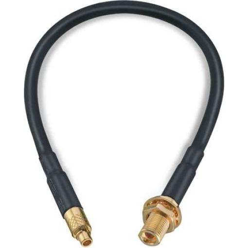 Koaxiální kabel, řada: MMCX RG174, Černá Polytetrafluorethylén, vnější průměr: 2.7 mm OD 152.4 mm 50 Ω Wurth Elektronik