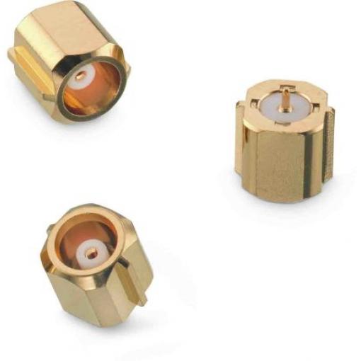 Jack MCX, řada: WR-MCX, Samice, orientace těla: Rovný, Povrchová montáž, 50Ω izolace pájením +155°C -55°C, 6GHz