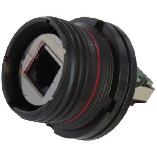 Amphenol Socapex Konektor RJ45, řada: RJFTV6 Vnitřní Kat6, počet cest: 8, Rovný Stíněné, počet portů: 1portový