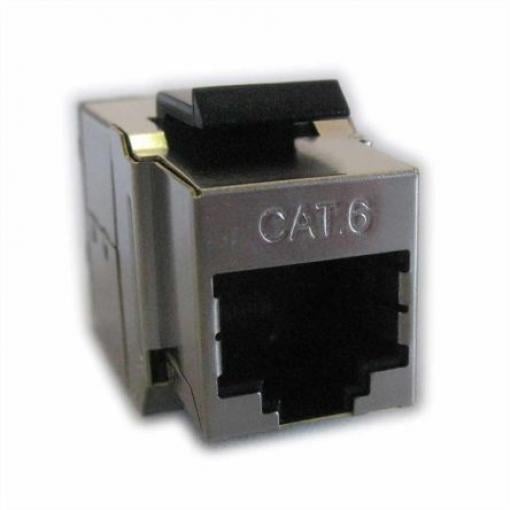 Roline Cat6a Spojka Ethernetu, A: RJ45 Vnější, B: RJ45 Vnější, typ pláště: Nestíněný