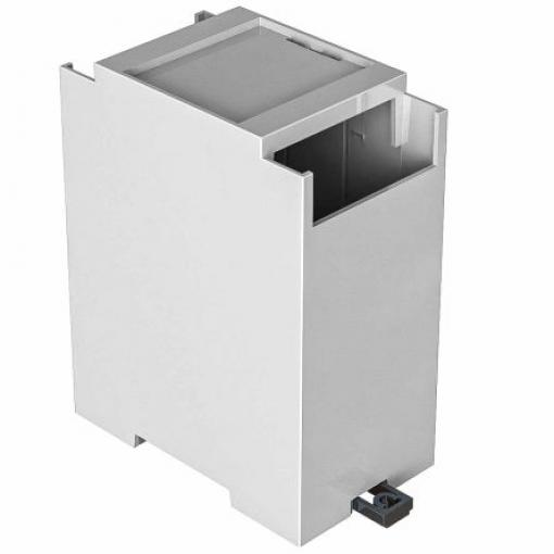 RS PRO Pouzdro pro lištu DIN, řada: CDIB Polykarbonát Pevná horní strana 114 mm, délka: 90 mm 53 mm