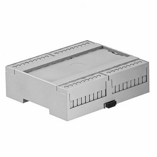 RS PRO Souprava pouzder pro lištu DIN, řada: CDIB Polykarbonát Pevná horní strana 32 mm, délka: 90 mm 106.2 mm