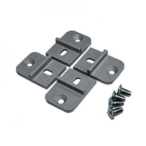 Montážní sada, řada: 7700 RS PRO, ABS Lišta DIN Řada RS Pro 7710 IP65 281 mm, délka: 158 mm 296 mm