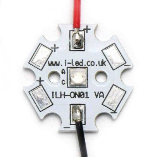 Pole LED, řada: OSLON Square 1+ PowerStar IHH-OG01-DEBL-SC221-WIR200.  barva Tmavě modrá 1 Intelligent Horticultural