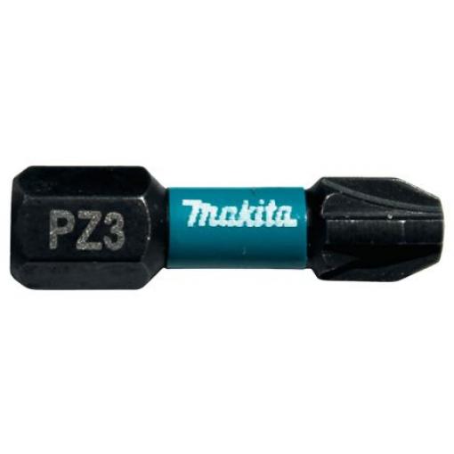Makita Bit šroubováku, Magnet, typ hlavice: Šestihranný, Šestihran, 6.35 mm, PZ3, celková délka: 25 mm, počet kusů: 1