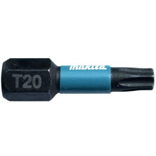 Makita Bit šroubováku, Magnet, typ hlavice: Šestihranný, Šestihran, 6.35 mm, T20, celková délka: 25 mm, počet kusů: 1