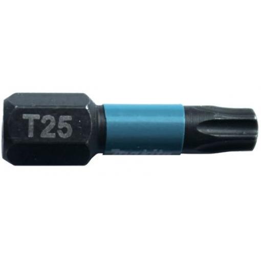 Makita Bit šroubováku, Magnet, typ hlavice: Šestihranný, Šestihran, 6.35 mm, T25, celková délka: 25 mm, počet kusů: 1
