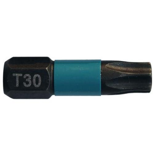 Makita Bit šroubováku, Magnet, typ hlavice: Šestihranný, Šestihran, 6.35 mm, T30, celková délka: 25 mm, počet kusů: 1