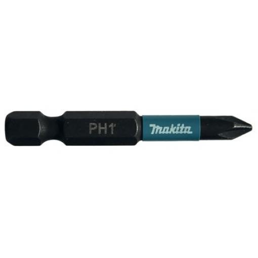 Makita Bit šroubováku, Magnet, typ hlavice: Šestihranný, Šestihran, 6.35 mm, PH1, celková délka: 50 mm, počet kusů: 1