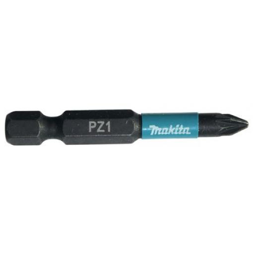 Makita Bit šroubováku, Magnet, typ hlavice: Šestihranný, Pozidriv, 6.35 mm, PZ1, celková délka: 50 mm, počet kusů: 1